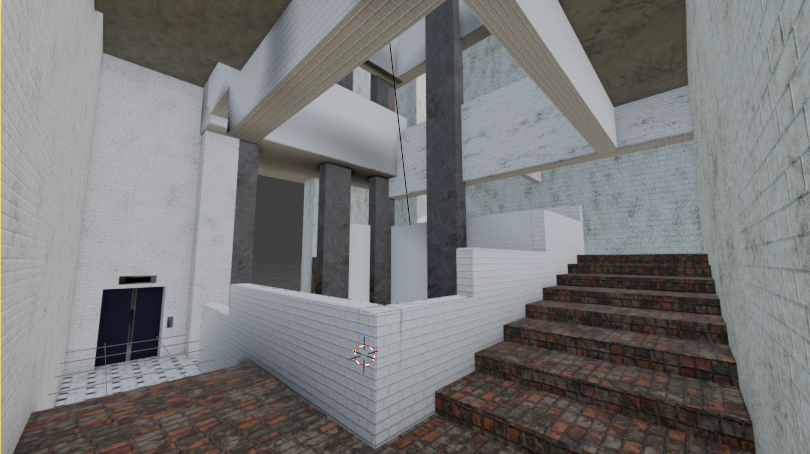 Staircase room — Added Textures