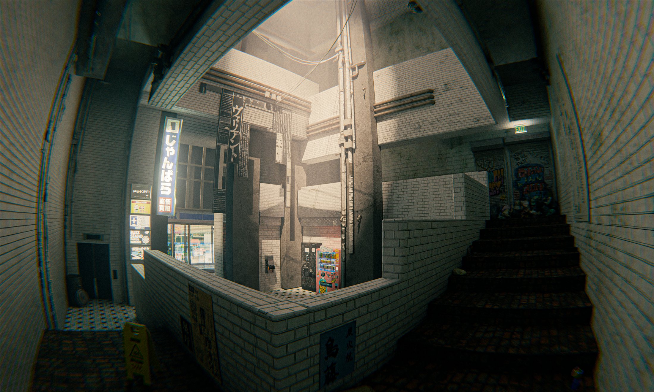 Staircase room — landscape render