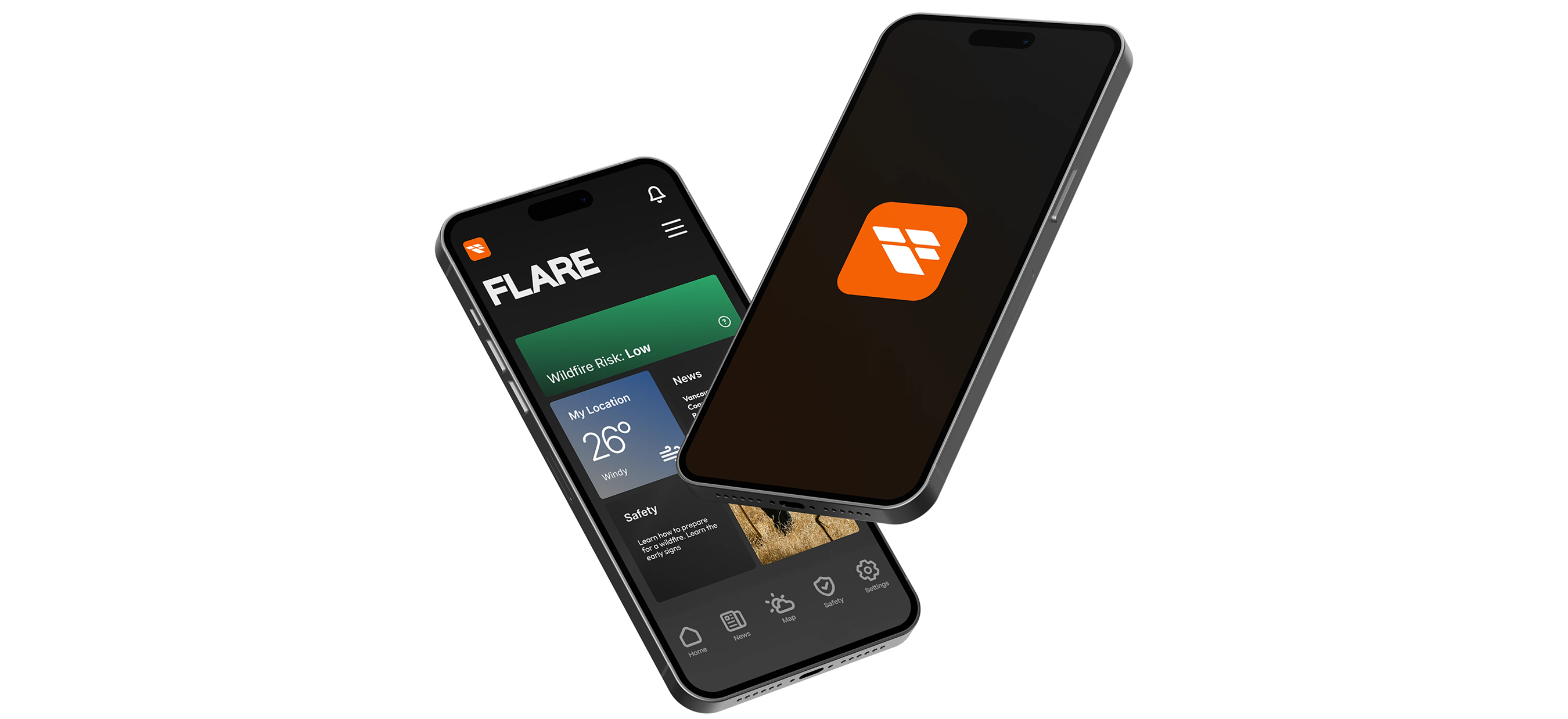 Flare app on phone