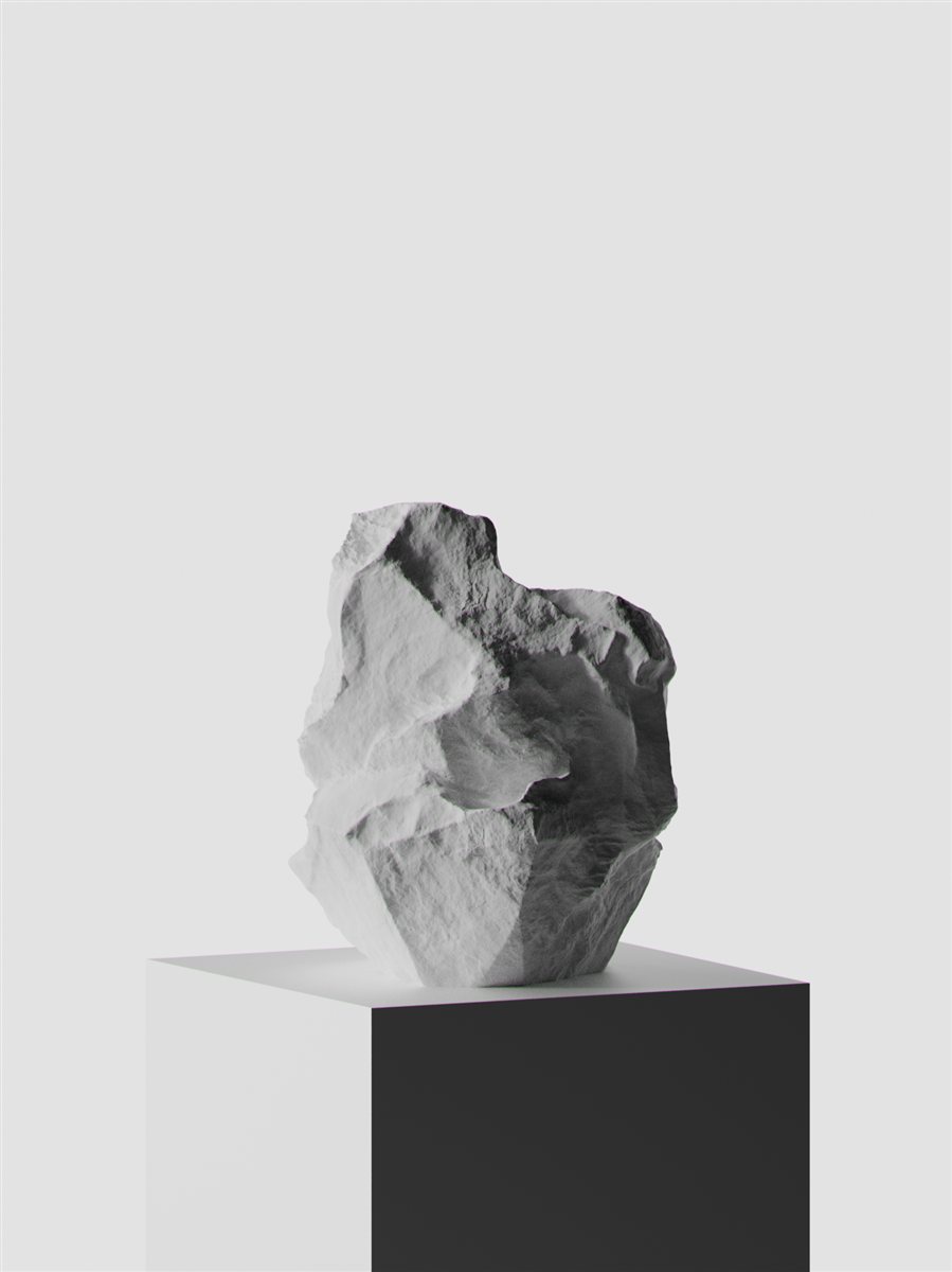 Chalk residue, one